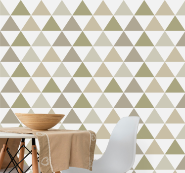 Kolmiotaulukko geometrinen tapetti - Tenstickers