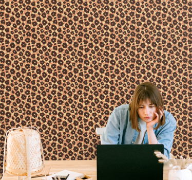 Leopardin täplikäs kuvio leopardi tapetti - Tenstickers