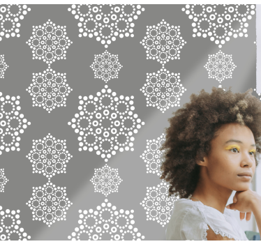 Mandala piste kuvio moderneja tapetteja - Tenstickers