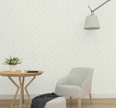 Moderni geometrinen perspektiivin alaston moderneja tapetteja - Tenstickers