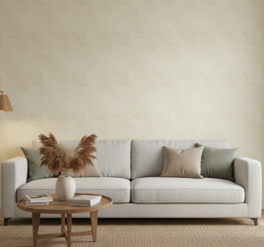 Olohuone tapetti hienovaraiset aallot - Tenstickers