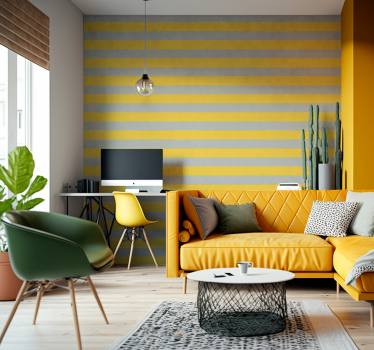 Pantone vaakasuorat raidat vaakaraita tapetit - Tenstickers