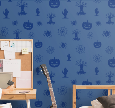 Pelottavia aiheita halloween tapetti - Tenstickers