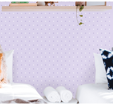 Pilkullinen kuvio ympyrät tapetti - Tenstickers