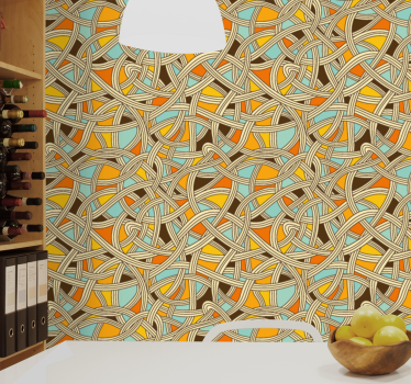 Pop paksuja jousia retro tapetti - Tenstickers