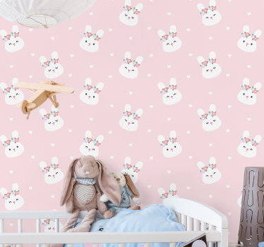 Pupu polka kuvio eläintapetti - Tenstickers