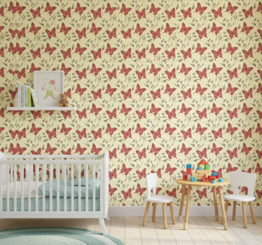 Puutarhatyylinen lastenhuoneen tapetti - Tenstickers