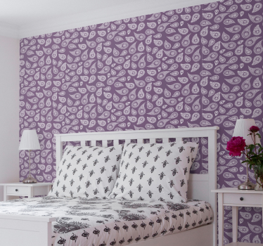 Retro paisley tapetti ornamentti - Tenstickers
