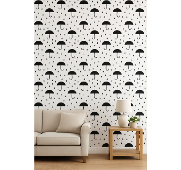 Sateenpisara konfetti geometrinen tapetti - Tenstickers