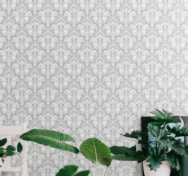 Saumaton damask-tyyli vintage tapetti - Tenstickers
