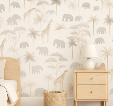 Savannah lastenhuoneen tapetti - Tenstickers