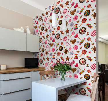 Suloinen mosaiikki keittiö tapetti - Tenstickers