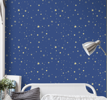 Tähtikirkas yö inspiraatio tähtitapetti - Tenstickers