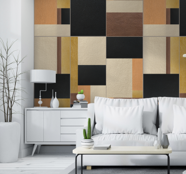 Tapetti nahka mosaiikki - Tenstickers