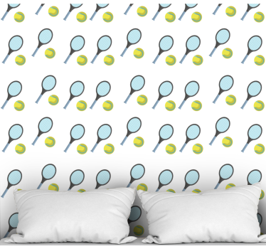Tennismailat ja pallot teinin huoneeseen - Tenstickers