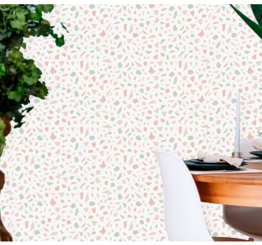 Terrazzo-inspiraatiota geometrinen tapetti - Tenstickers