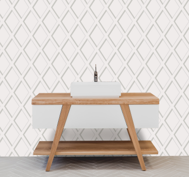 Timantti 3d-tekstuuri kylpyhuoneen tapetti - Tenstickers