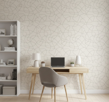 Trendy läpikuultava toimiston tapetti - Tenstickers