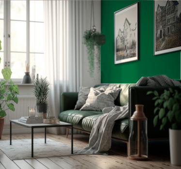 Vihreä tapetti vihreä - Tenstickers