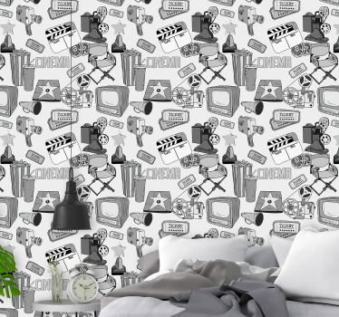 Vintage hollywood mustavalkoisia kuvia Muut vintagetapetit - Tenstickers