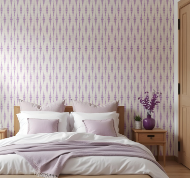 Violetti rabaul ikat geometrinen taustakuva - Tenstickers