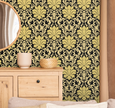 Ylellinen damastityyli vintage tapetti - Tenstickers